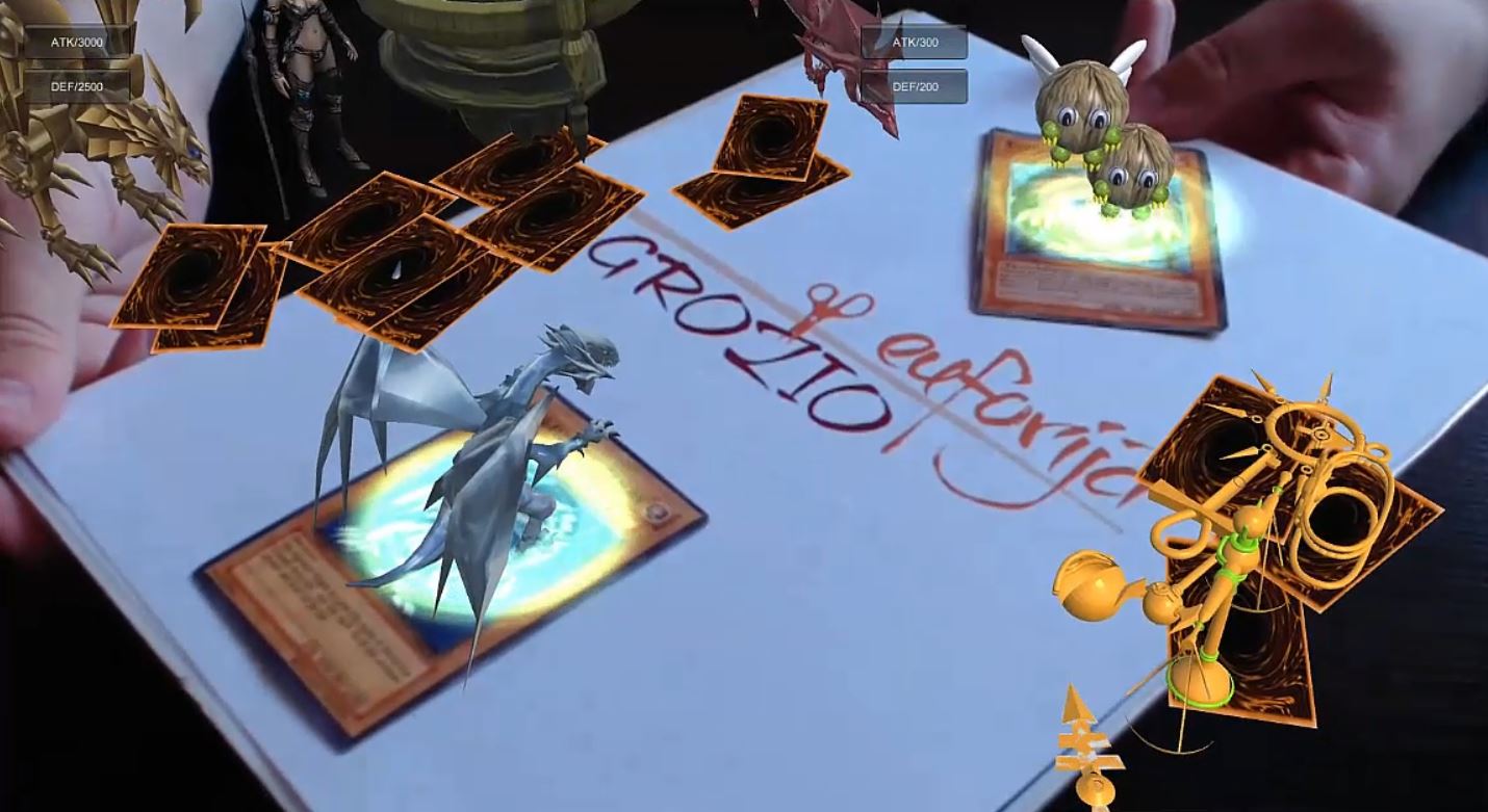 Augmented Reality Card Game Yu-Gi-Oh!