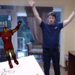 Augmented Reality Body Tracking using Kinect, Unity3D, Vuforia, Zigfu