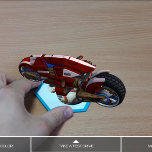 Augmented Reality Vespa User Interface Mimic No. 1